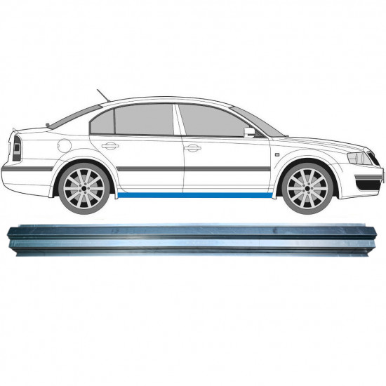 Slenkstis, apatinė už Skoda Superb 2001-2008 / Kairė = Dešinė (simetriška) 5620