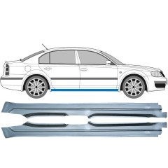 Visas slenkstis už Skoda Superb 2002-2008 / Kairė + Dešinė / Rinkinys 9414