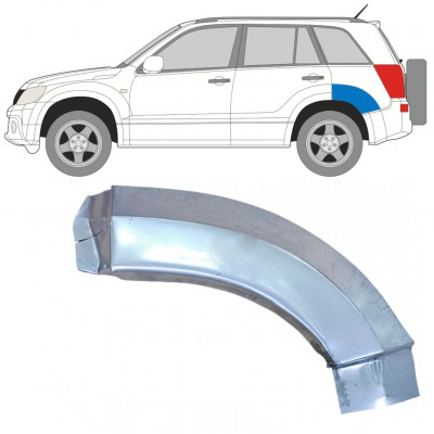 Galinės arkos galinė dalis už Suzuki Grand Vitara 2005-2012 / Kairė 7849