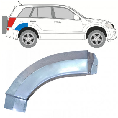 Galinės arkos galinė dalis už Suzuki Grand Vitara 2005-2012 / Dešinė 7848