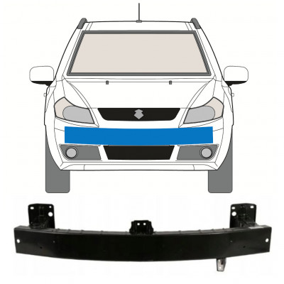 Priekinis bamperio pastiprinimas už Fiat Sedici Suzuki Sx4 2006-2013 8837