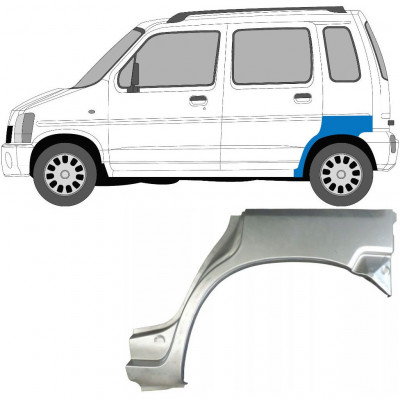 Galinė arka už Suzuki Wagon R+ 1993-2000 / Kairė 7038