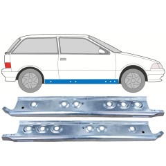 Slenkstis vidinė dalis už Suzuki Swift 1988-2004 / Kairė / Dešinė / Rinkinys 12824