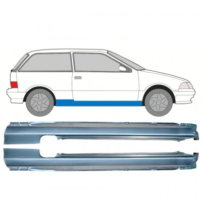 Slenkstis, apatinė už Suzuki Swift 1988-2004 / Kairė + Dešinė / Rinkinys 9846