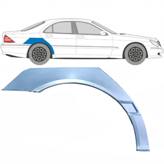 Galinė arka už Mercedes S-class 1998-2005 / Dešinė 5097