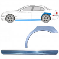 Slenkstis apatinė + sparnas galinis už Jaguar S-Type 1999-2007 / Kairė / Rinkinys 12624