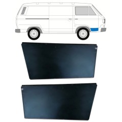 Priekinių durų išorinė dalis už Volkswagen Transporter T3 1979-1992 / Kairė + Dešinė / Rinkinys 11091