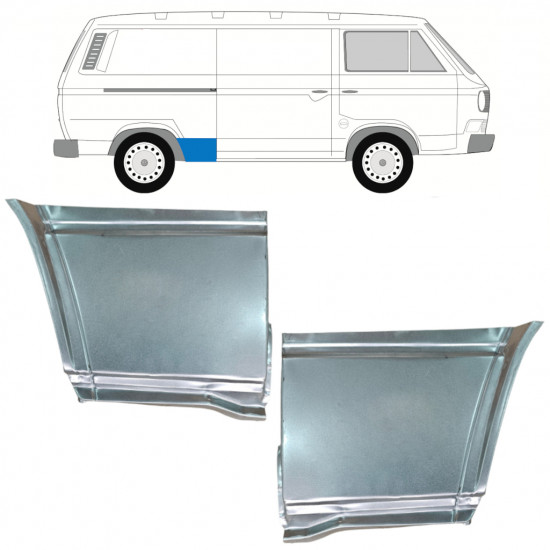 Galinė arka už VW Transporter T3 1979-1992 / Rinkinys 11088