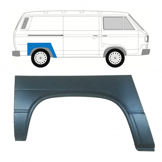 Galinė arka už VW Transporter T3 1979-1992 / Dešinė 8166