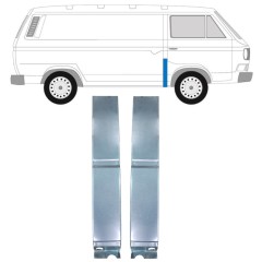 Šono skarda už Volkswagen Transporter T3 1979-1992 / Kairė + Dešinė / Rinkinys 11627