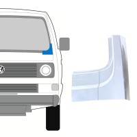 Stiklo apatinės dalies skarda už Volkswagen Transporter T3 1979-1992 / Kairė 16127