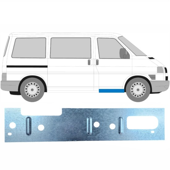 Slenkstis apatinė durų priekinių vidinė už Volkswagen Transporter T4 1990-2003 / Kairė = Dešinė (simetriška) 17274