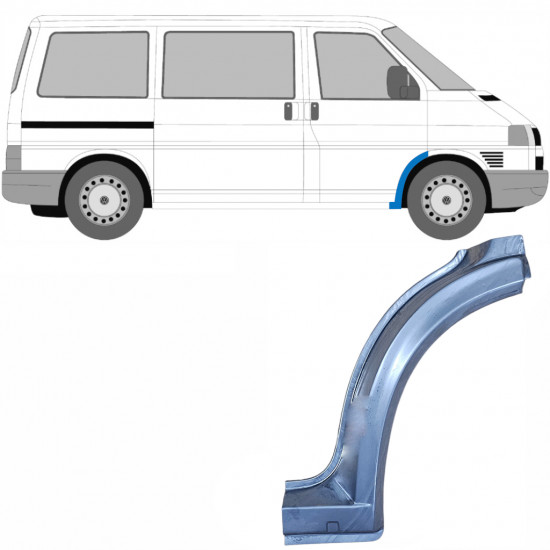 Lankas prie priekinio rato už VW Transporter T4 1990-2003 / Dešinė 5369