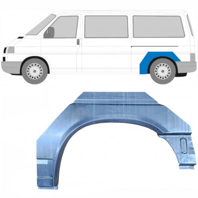 Galinė arka už VW Transporter T4 1990-2003 / LWB / Kairė 5352