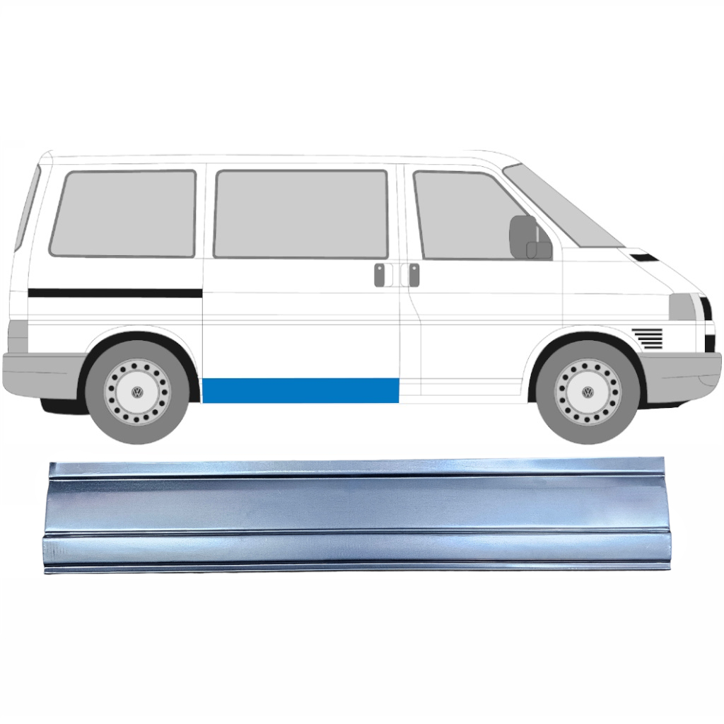 Stumdomų Durų Išorinė Dalis Už Vw Transporter T4 1990-2003 / Dešinė 5364