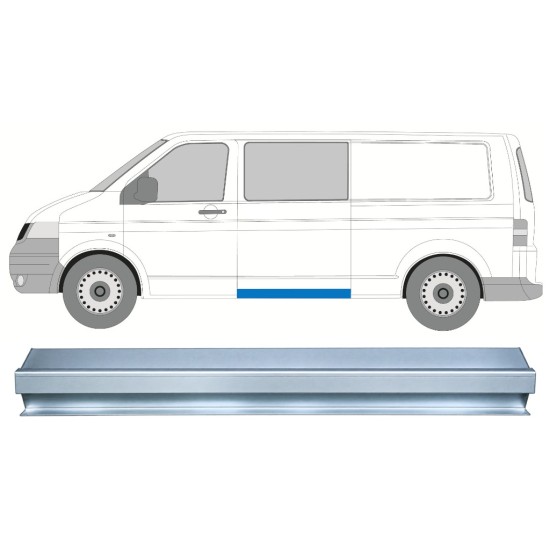 Išorinė šono dalis už Volkswagen Transporter T5 2003-2015 / Kairė 17224