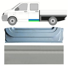 Galinių durų vidinė + išorinė dalis už Volkswagen Transporter T5 2003-2015 / Kairė / Rinkinys 16877