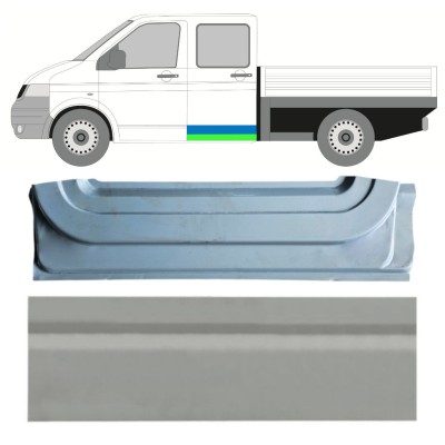 Galinių durų vidinė + išorinė dalis už Volkswagen Transporter T5 2003-2015 / Kairė / Rinkinys 16877