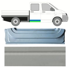 Galinių durų vidinė + išorinė dalis už Volkswagen Transporter T5 2003-2015 / Dešinė / Rinkinys 16876