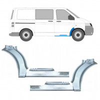 Slenkstis apatinė + sparnas priekinis už Volkswagen Transporter T5 2003-2015 / Rinkinys 12638