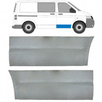 Priekinių durų išorinė dalis už VW Transporter T5 2003-2015 / Kairė + Dešinė / Rinkinys 9601