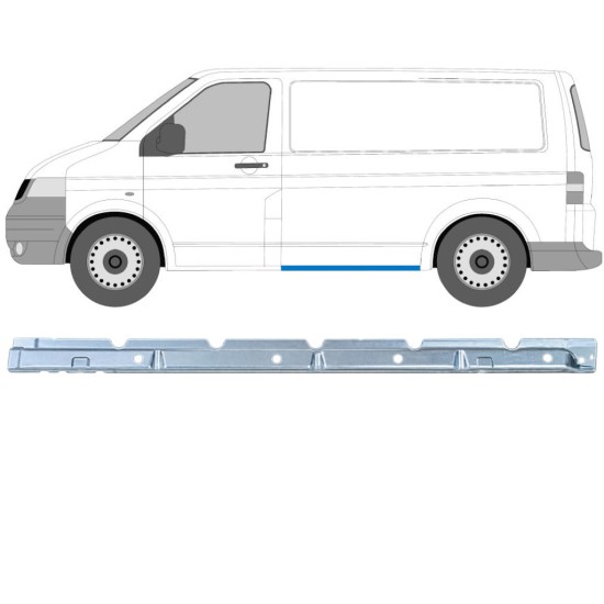 Slenkstis vidinė dalis už Volkswagen Transporter T5 2003-2015 / Kairė 16971