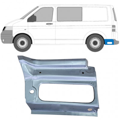 Galinė arka už Volkswagen Transporter T5 2003-2009 / Kairė 12028