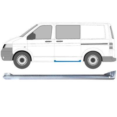 Slenkstis po slankiojančiomis durimis už Volkswagen Transporter T5 2003-2015 / Kairė 16976