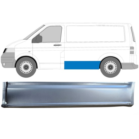 Išorinė šono dalis už Volkswagen Transporter T5 2003-2015 / Kairė 16917
