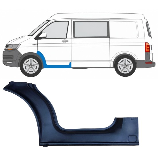 Slenkstis apatinė durų priekinių už Volkswagen Transporter T6 2015-2024 / Kairė 17118