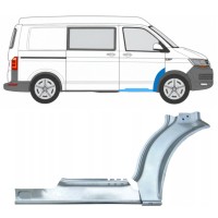 Slenkstis apatinė + sparnas priekinis už Volkswagen Transporter T6 2015-2024 / Dešinė 17196