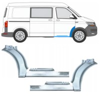 Slenkstis apatinė + sparnas priekinis už Volkswagen Transporter T6 2015-2024 17198
