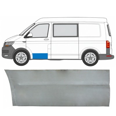Priekinių durų išorinė dalis už Volkswagen Transporter T6 2015-2024 / Kairė 17122