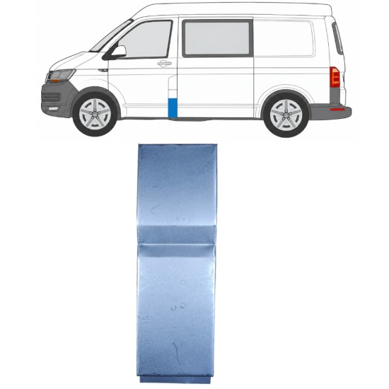 Šono skarda už Volkswagen Transporter T6 2015-2024 / Kairė 17195