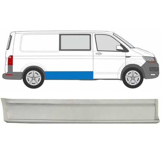 Išorinė šono dalis už Volkswagen Transporter T6 2015-2024 / Dešinė 17199