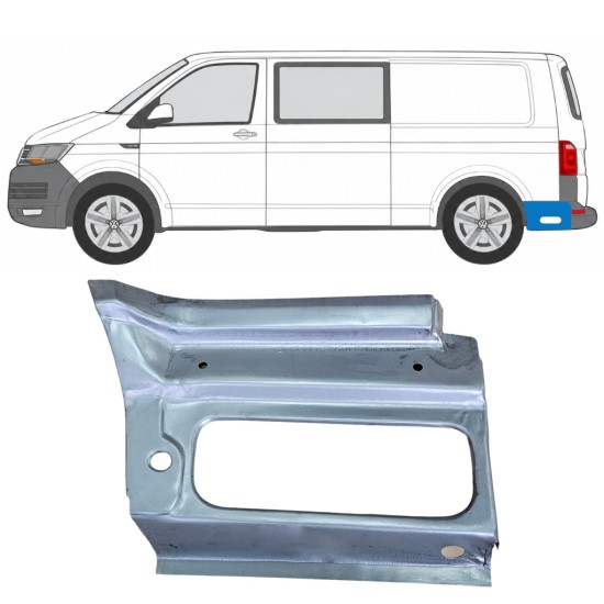 Galinė arka už Volkswagen Transporter T6 2015-2024 / Kairė 17190