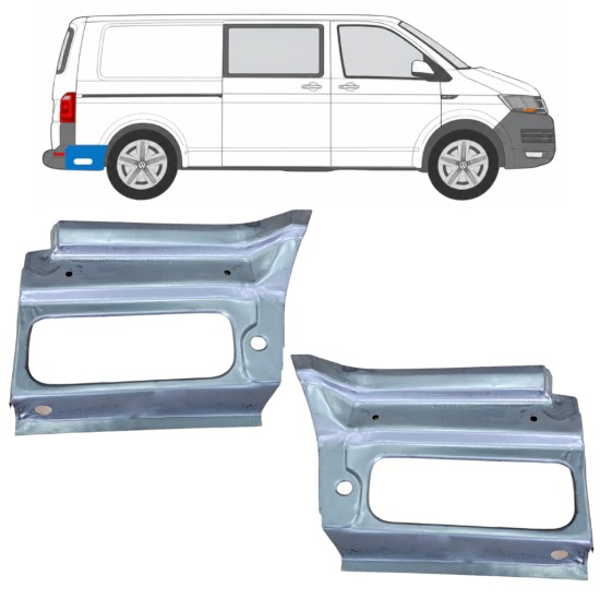 Galinė arka už Volkswagen Transporter T6 2015-2024 / Kairė + Dešinė 17191