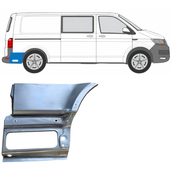 Galinio sparno dalis už galinio rato už Volkswagen Transporter T6 2015-2024 / Dešinė 17200