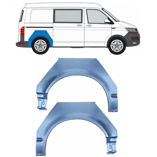 Galinė arka už Volkswagen Transporter T6 2015-2024 / Kairė + Dešinė 17116