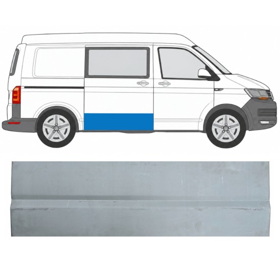 Stumdomų durų išorinė dalis už Volkswagen Transporter T6 2015-2024 / Dešinė 17124
