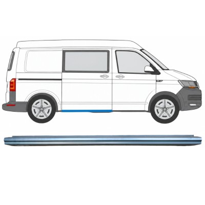 Slenkstis apatinė durų slankiojančių už Volkswagen Transporter T6 2015-2024 / Dešinė 17141