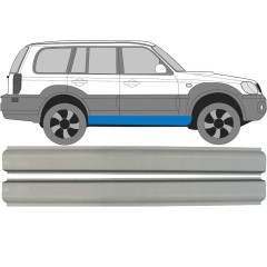 Slenkstis, apatinė už Hyundai Terracan 2001-2006 / Kairė = Dešinė (simetriška) / Rinkinys 9611
