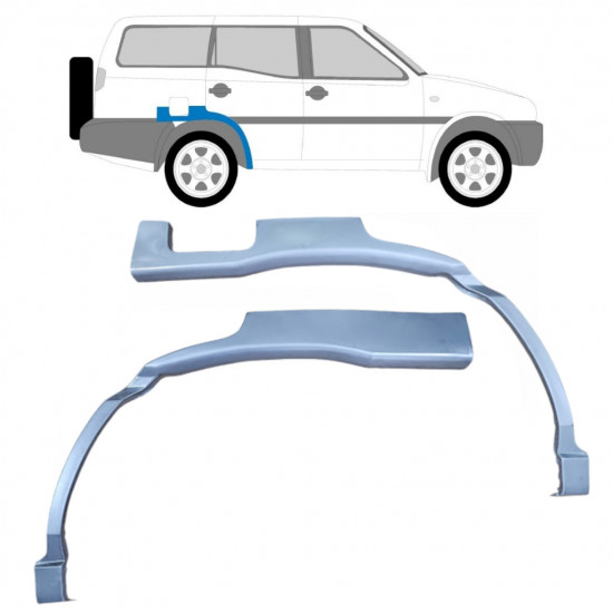 Galinė arka už Nissan Terrano 1993-1999 / Kairė + Dešinė / Rinkinys 10574