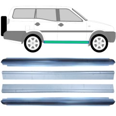 Slenkstis vidinė + išorinė dalis už Nissan Terrano II 1993-2005 / Kairė + Dešinė / Rinkinys 11964