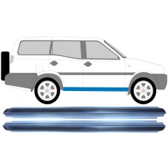 Slenkstis, apatinė už Nissan Terrano II 1993-2005 / Kairė + Dešinė / Rinkinys 11364