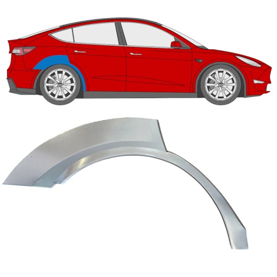Galinė arka už Tesla Model Y 2020- / Dešinė 16376