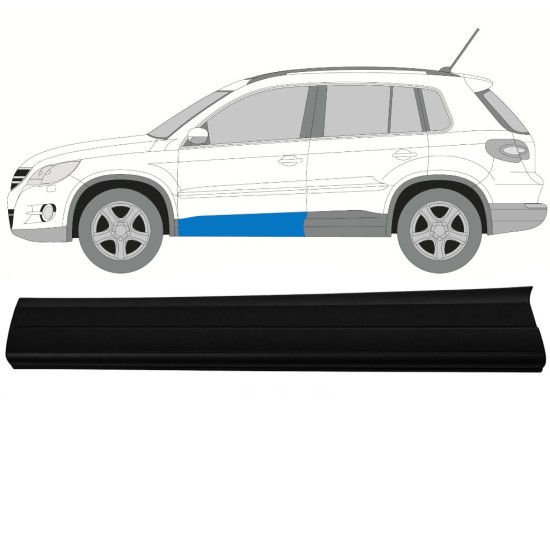 Sparno juosta durų už Volkswagen Tiguan 2007-2016 / Kairė 17062