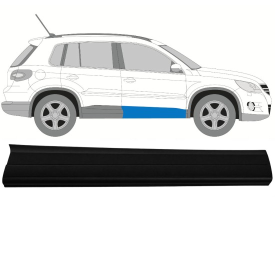 Sparno juosta durų už Volkswagen Tiguan 2007-2016 / Dešinė 17061