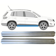 Slenkstis, apatinė už Volkswagen Tiguan 2007-2016 / Kairė + Dešinė / Rinkinys 14774