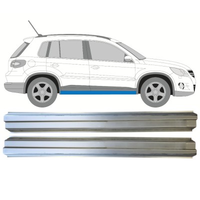 Slenkstis, apatinė už Volkswagen Tiguan 2007-2016 / Kairė + Dešinė / Rinkinys 14774